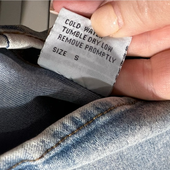 Love University Janice Denim, Diamonds and Pearl Top Size Small - Picture 5 of 12